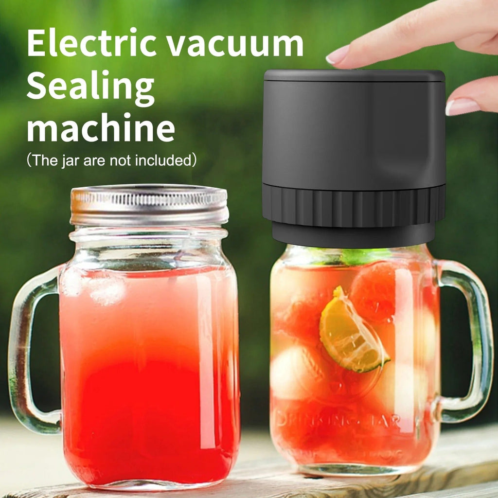 Premium Electric Mason Jar Vacuum Sealer Kit — Airtight Seal