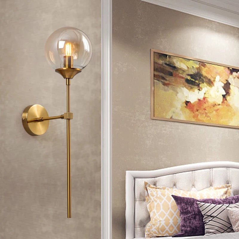 Eclipse Glass Ball Pendant Light — Modern Hanging Fixture