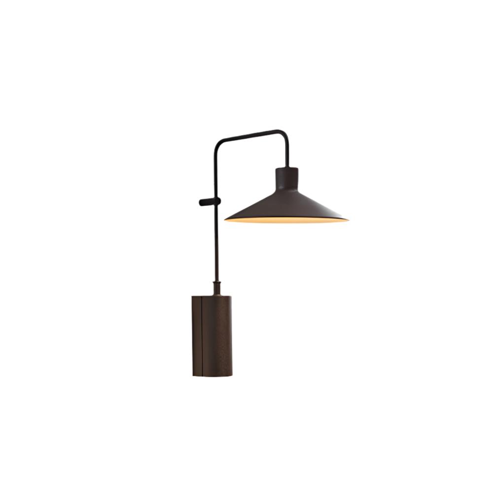 NexaLume Matte Black Outdoor Cone Wall Light With IP65 Rating