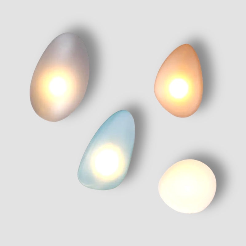 Astraea Wall Lamp With Stained Glass Colorful Vintage Look LED