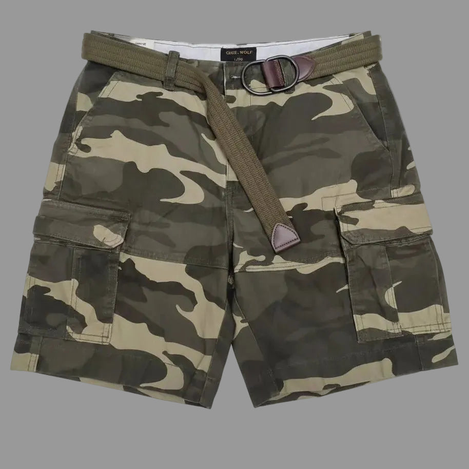 Functional Lightweight Cargo Shorts — Multi-Pocket Layout, Relaxed Cut