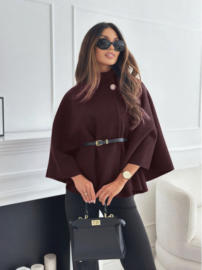 Poncho Tendance Ceinturé