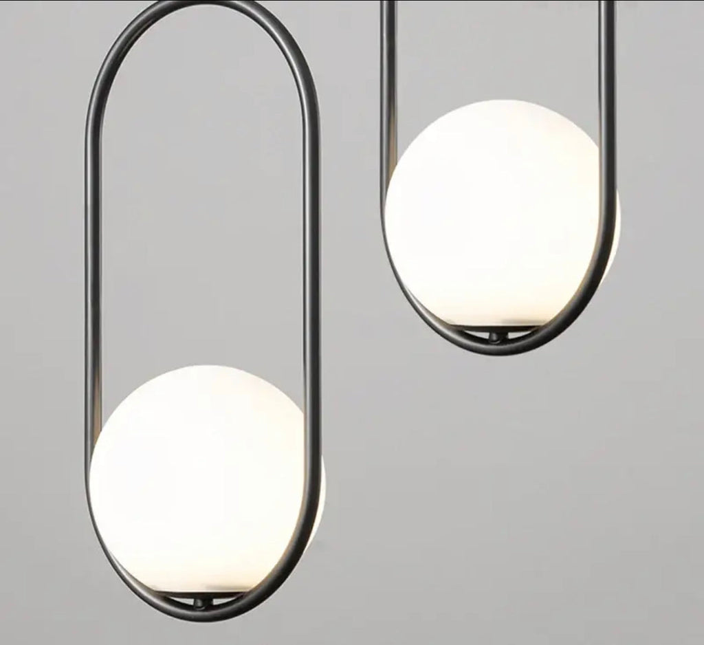 LumoSphere Opal Glass Diffuser Pendant Light For Living Spaces