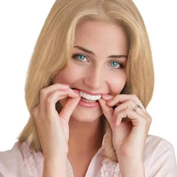 Facettes dentaires amovibles NovaBright pour dents supérieures et inférieures — sourire naturel instantané