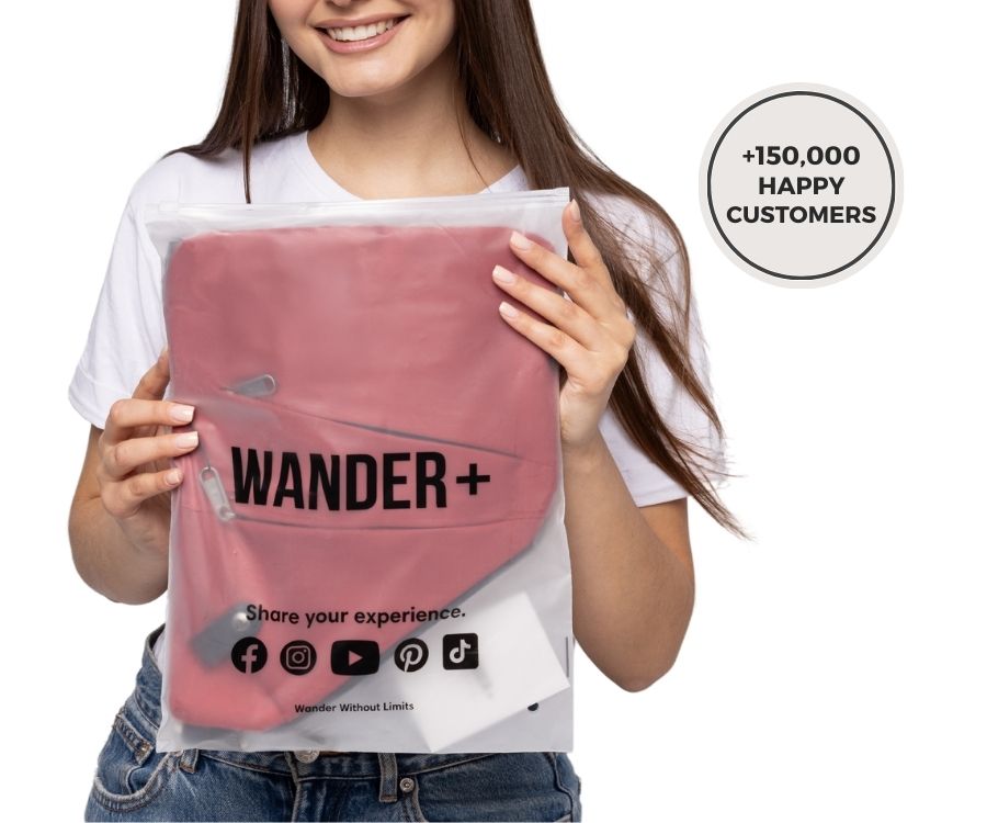Anti-Theft Travel Bag — Concealed Zipper Design & Secure Front Pockets