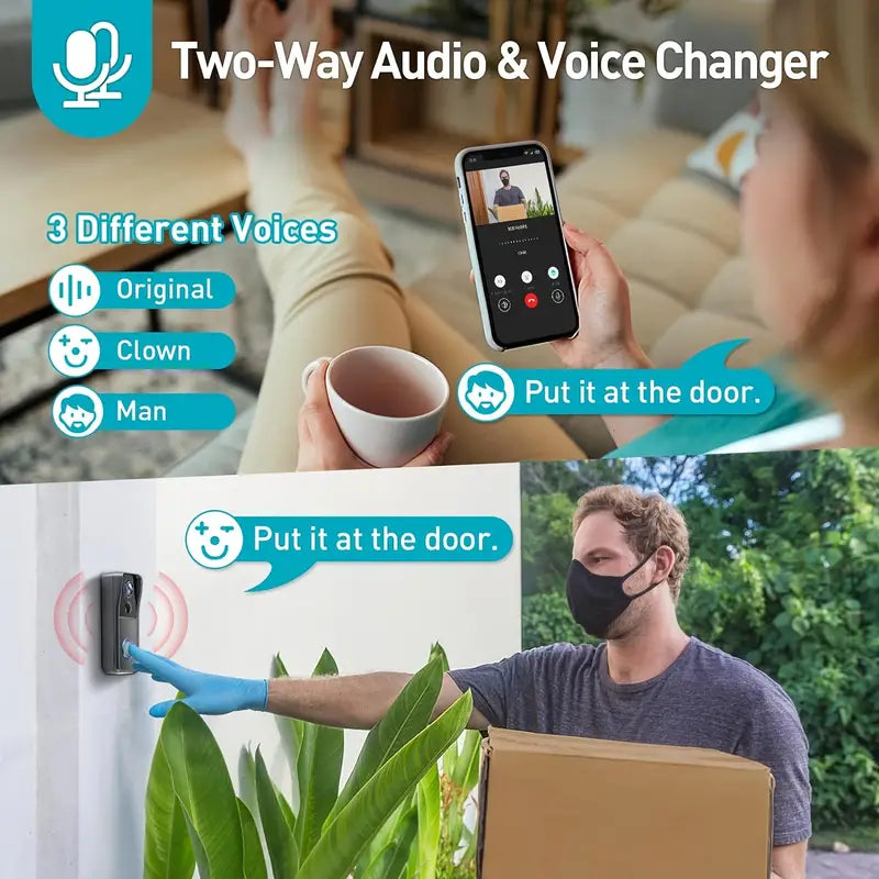 Wireless Wi-Fi Video Doorbell | Filindra