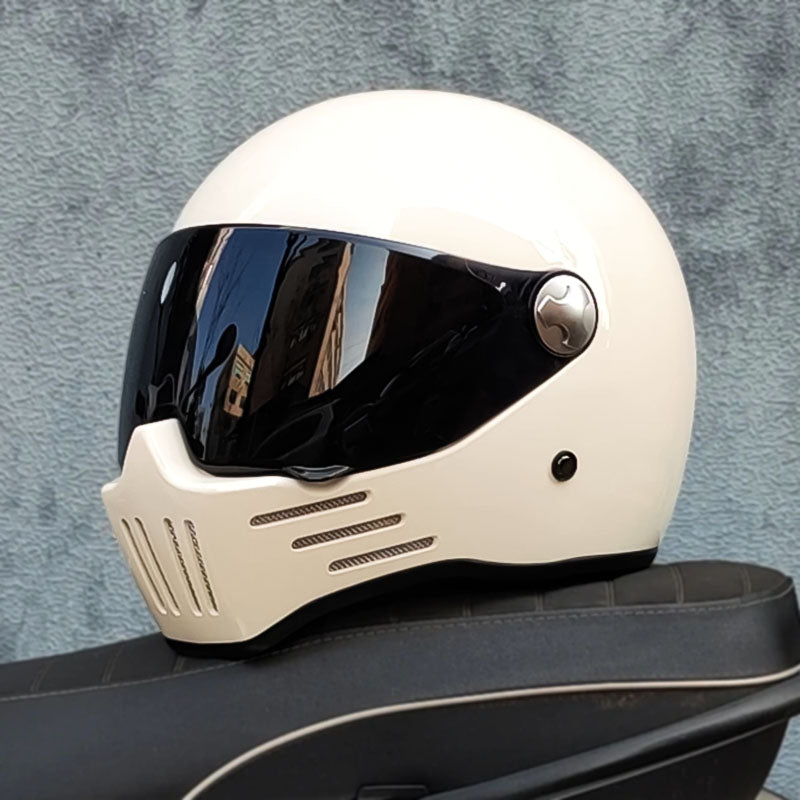 Casque de moto intégral - Écran teinté, homologué DOT et ECE