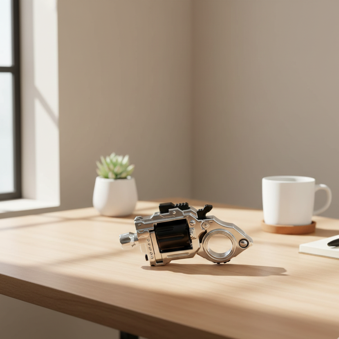 Mini-alloy-revolverudgave af fidgetspinner - mekanisme i lommestørrelse