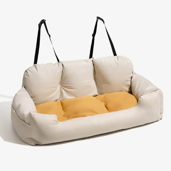 Safety Bolster Travel Car Bed for Large and Medium Dogs