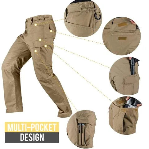 ArdenTac schnell trocknende wasserdichte Cargo-Wanderhose – taktisches Design, atmungsaktiver Tragekomfort