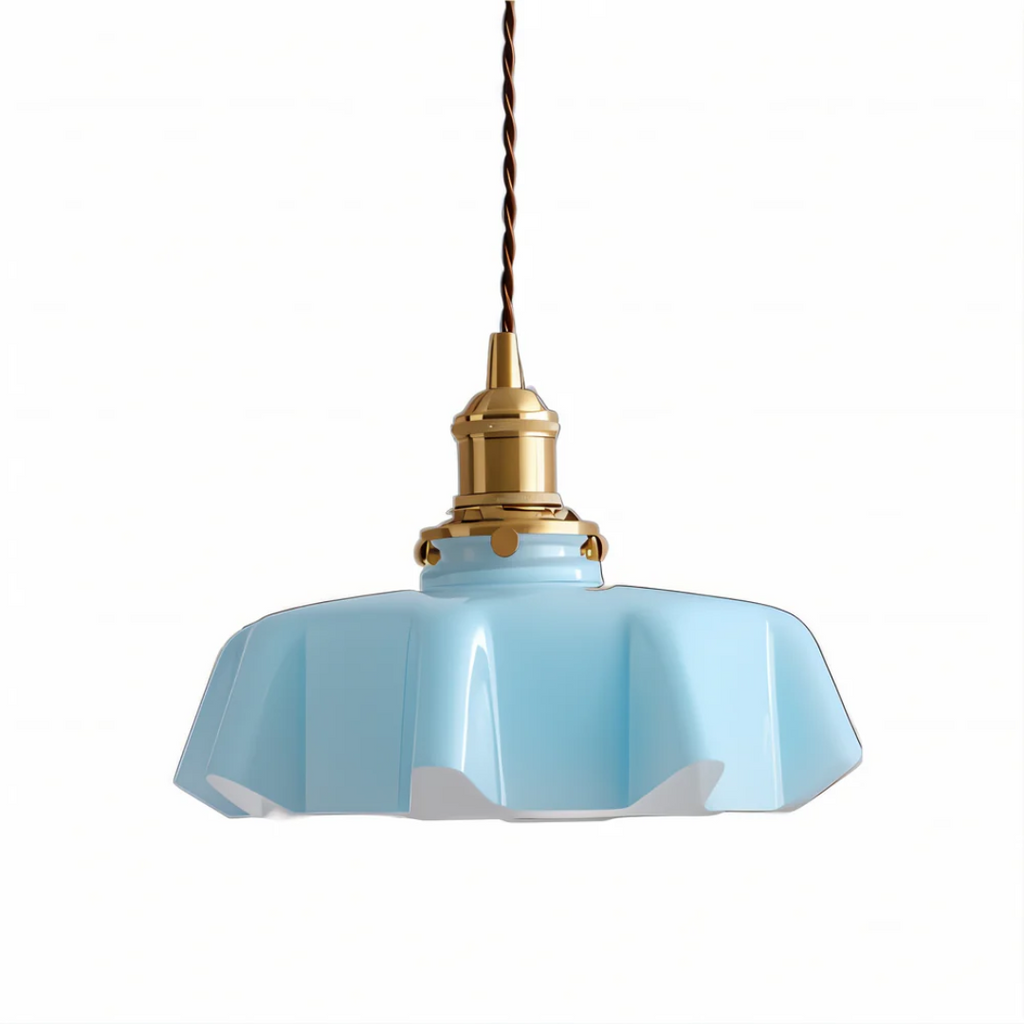 Lampă suspendată vintage Rosette Bloom pentru sufragerii și zone de living