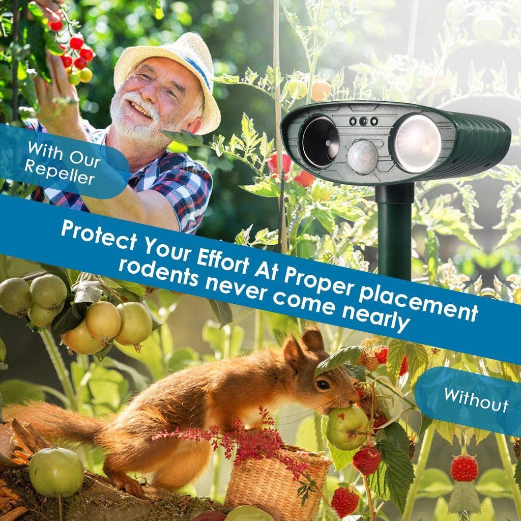 Dog Outdoor Solar Ultrasonic Repeller - Get Rid of Dogs in 48 Hours or It's FREE | Filindra
