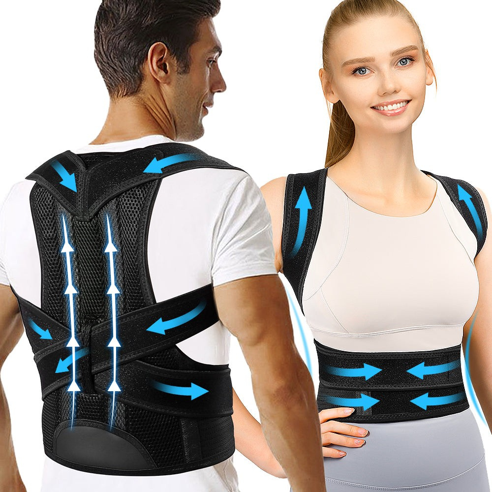 AlignEase unisex-lendensteunbrace, ontwerp met dubbele zone, lichtgewicht en ademend