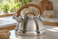 Premium Stainless Steel Whistling Kettle — Durable Build & Smooth Pour