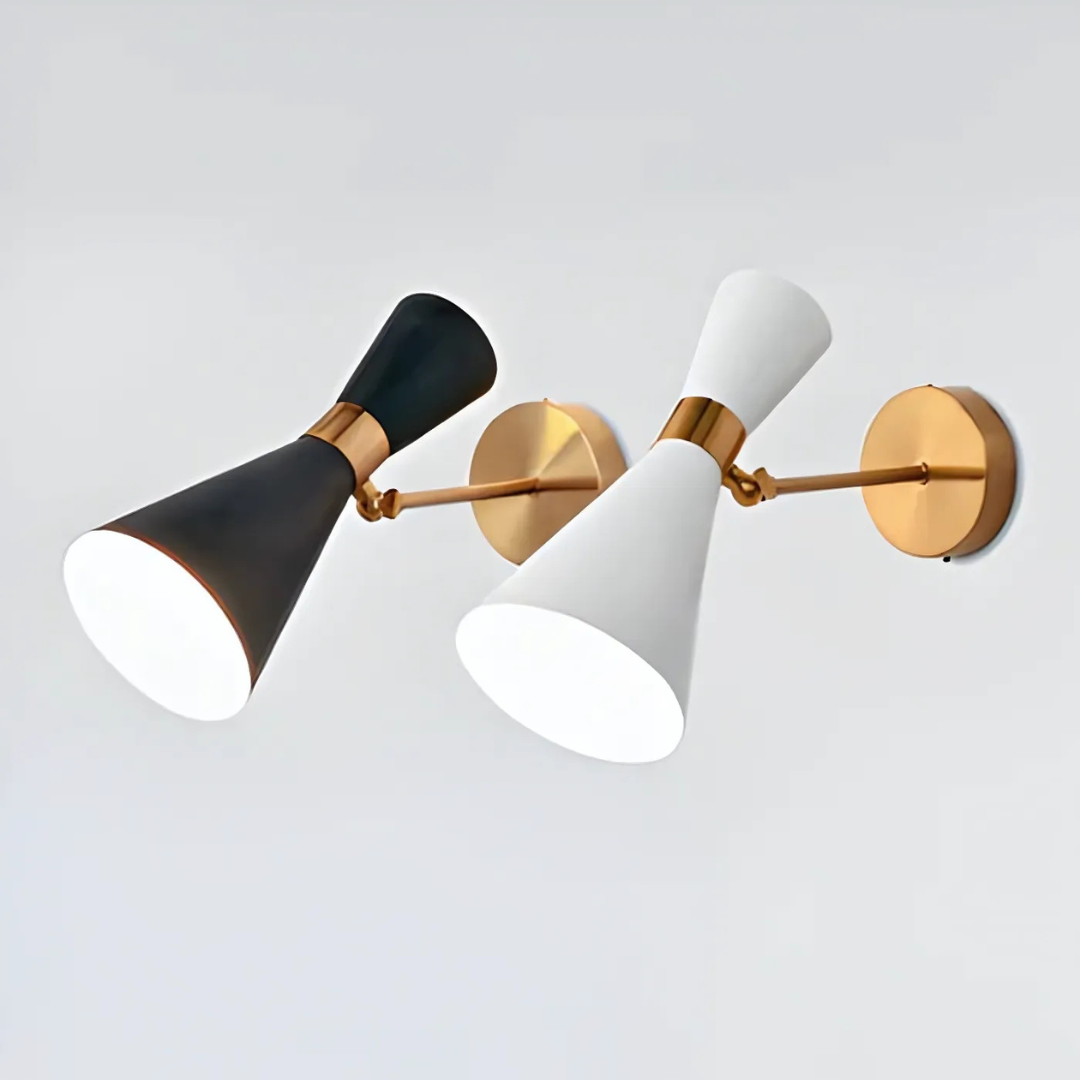 Vero Iron Minimalist Wall Light With E27 Socket Adjustable LED