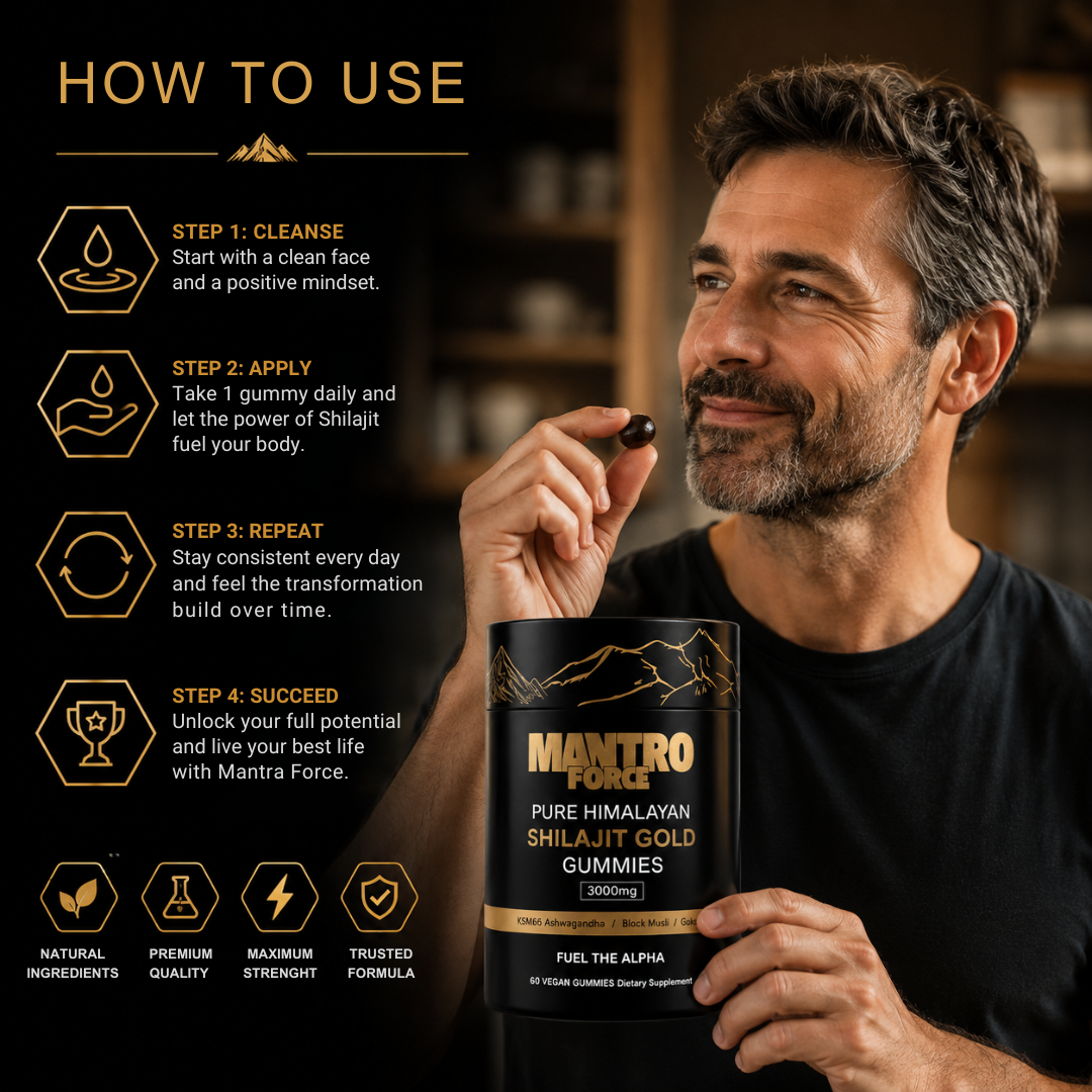 Premium Shilajit Gummies — Himalayan Extract, Energy & Vitality Support
