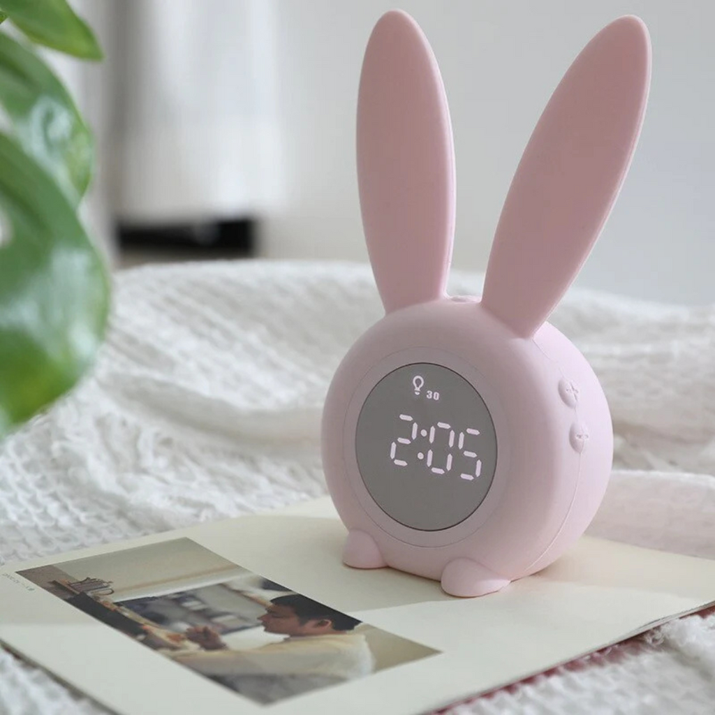 Trener snu Bunny — dziecięca lampka nocna i budzik