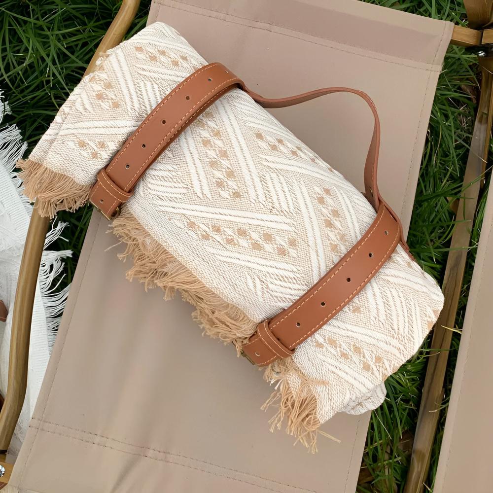 Tapis de pique-nique Confort champêtre - durable, imperméable et portable