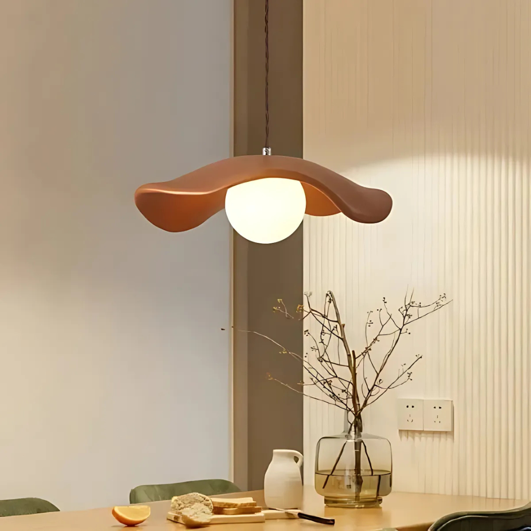Solara Pendant Light For Dining In Wabi Sabi Studio Style