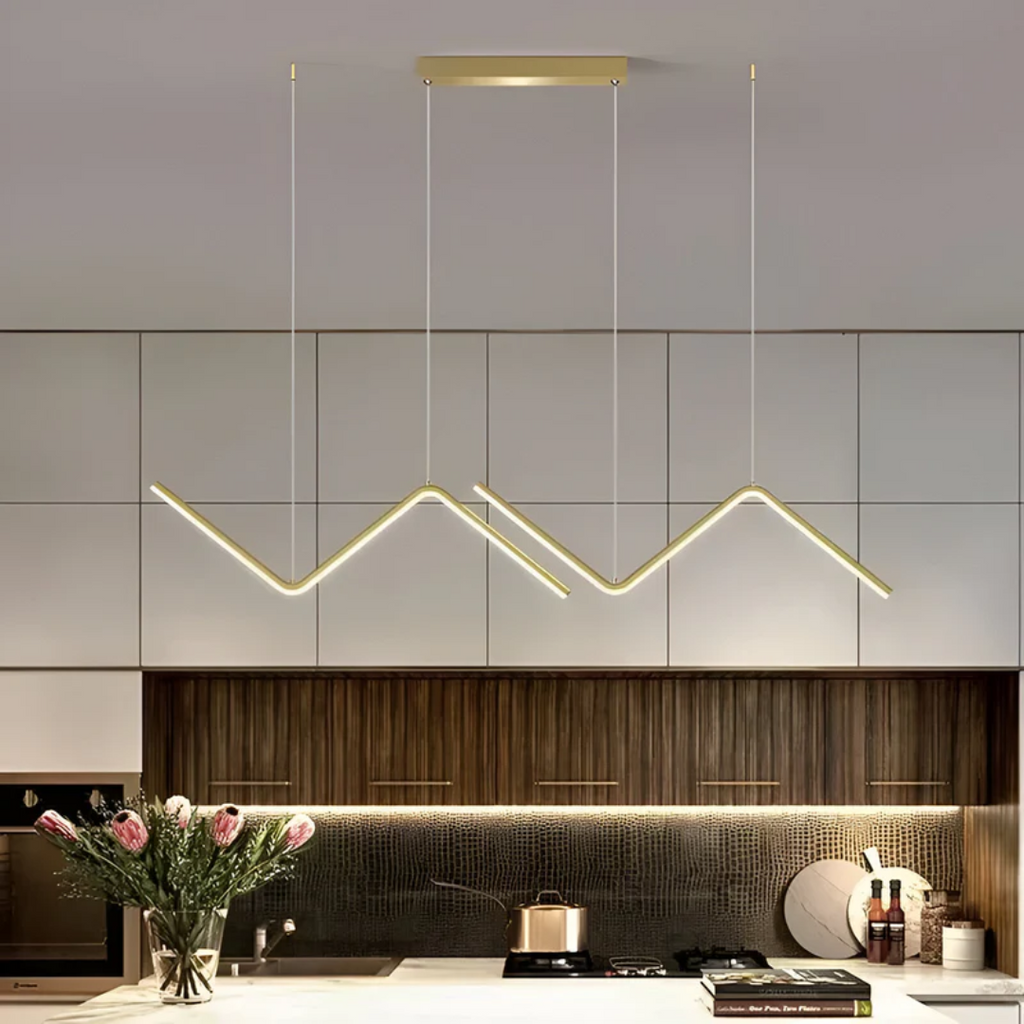 Lunara LED Pendelleuchte mit dreieckigem Design für moderne Innenräume