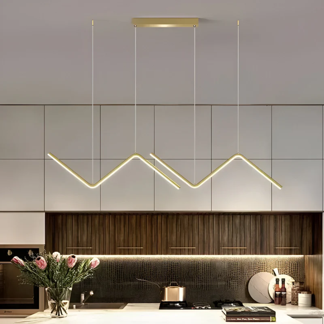 Lunara LED Pendelleuchte mit dreieckigem Design für moderne Innenräume