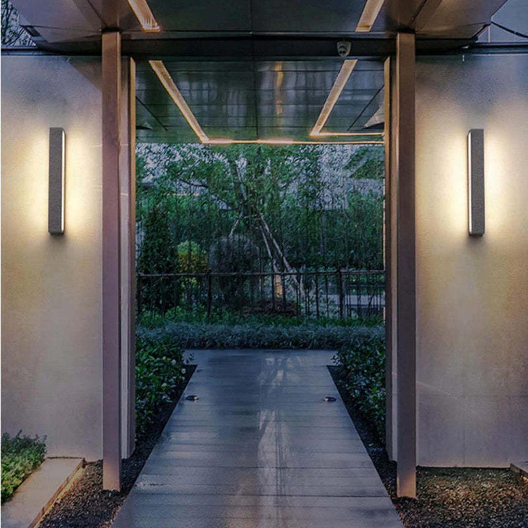 AstraLume Contemporary Exterior LED Wall Light for Gardens and Facades