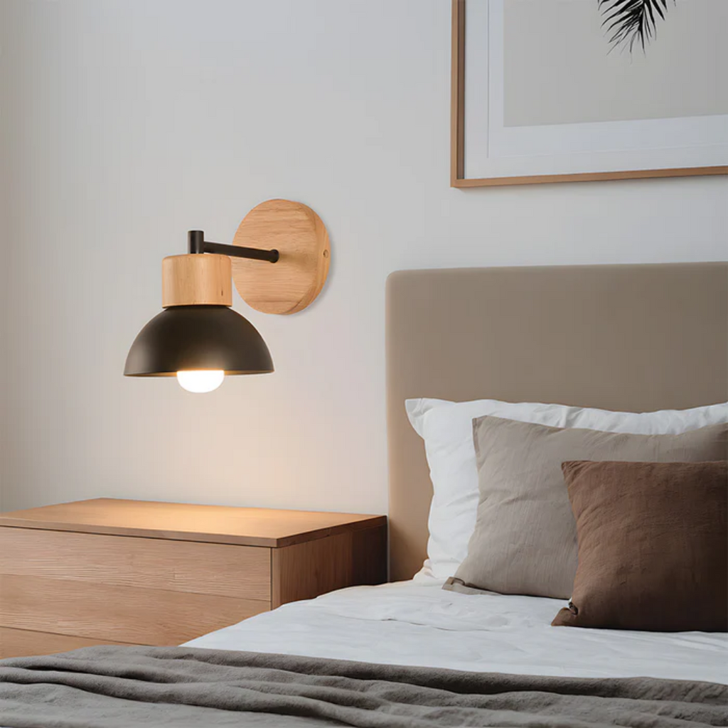 SylvaWood Wall Light For Bedroom, Living Room, And Kitchen