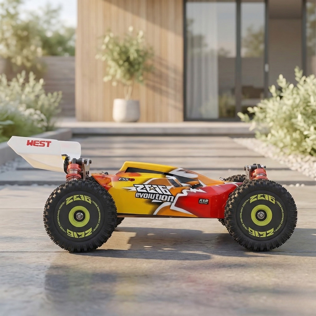 1:14 Scale Brushless RC Racing Car – 4WD Off-Road, 75km/h High-Speed