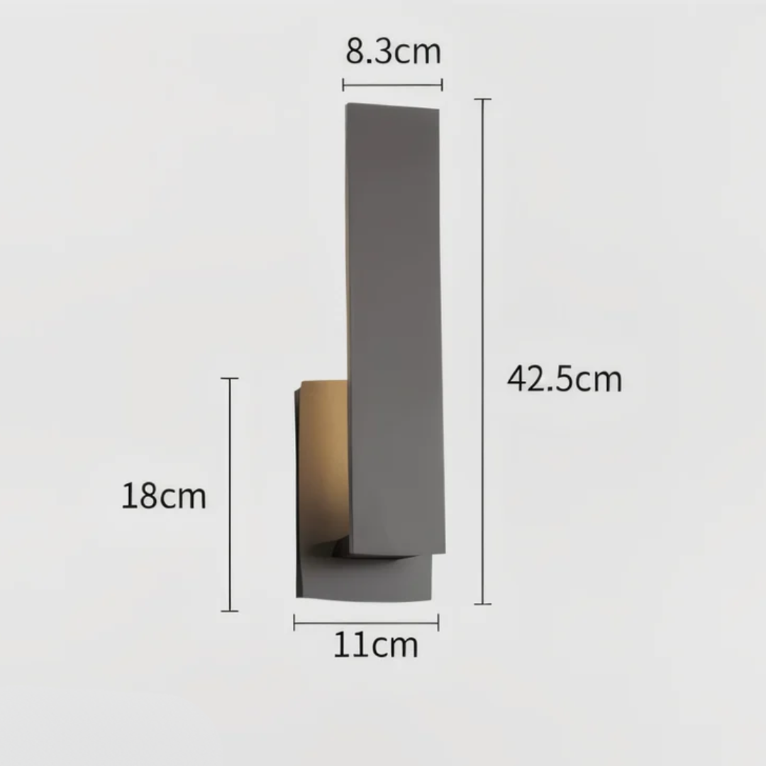 AstraLume Minimalist Exterior Wall Light With LED Glow That Feels Warm