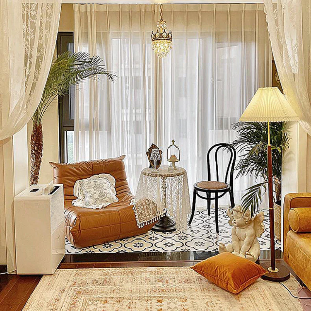 Aurea Floor Lamp With Rice Paper Panel And Gentle Warm Glow