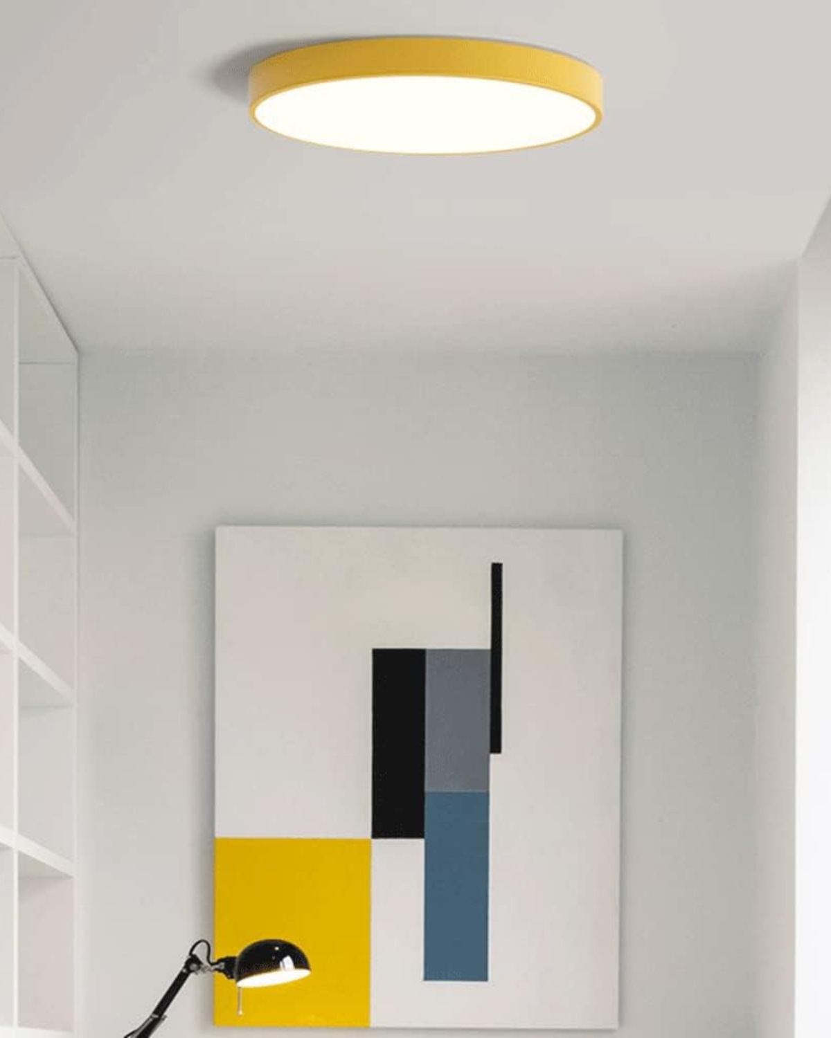 SolaraLume Minimal Modern Ceiling Light With Warm Ambient Glow