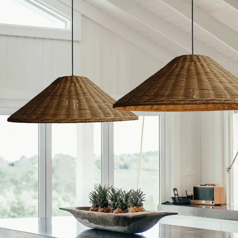 EverBamboo LED Hanging Pendant Light For Scandinavian Ceiling Decor