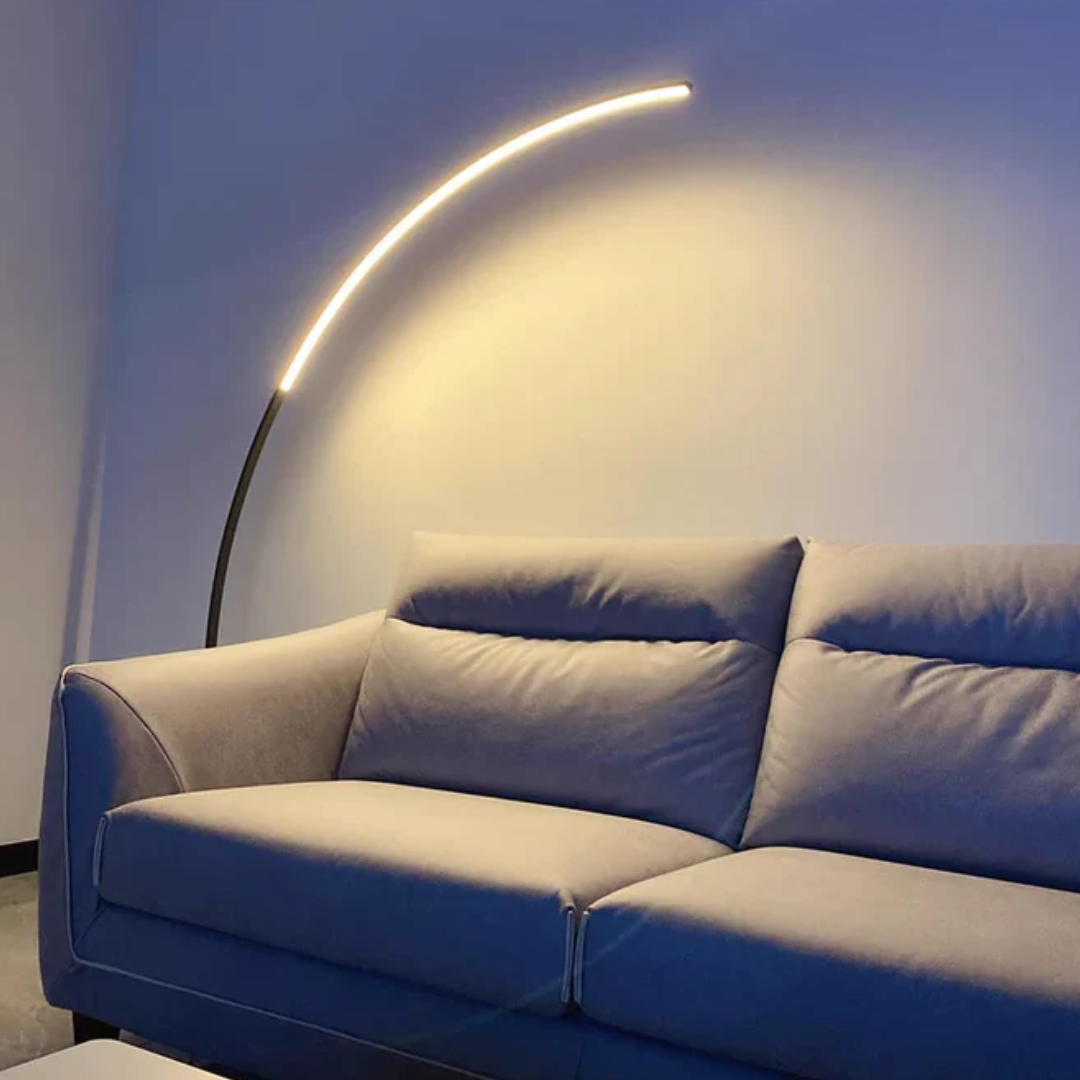 Solmere Arc Floor Lamp For Bedrooms And Living Rooms At Home