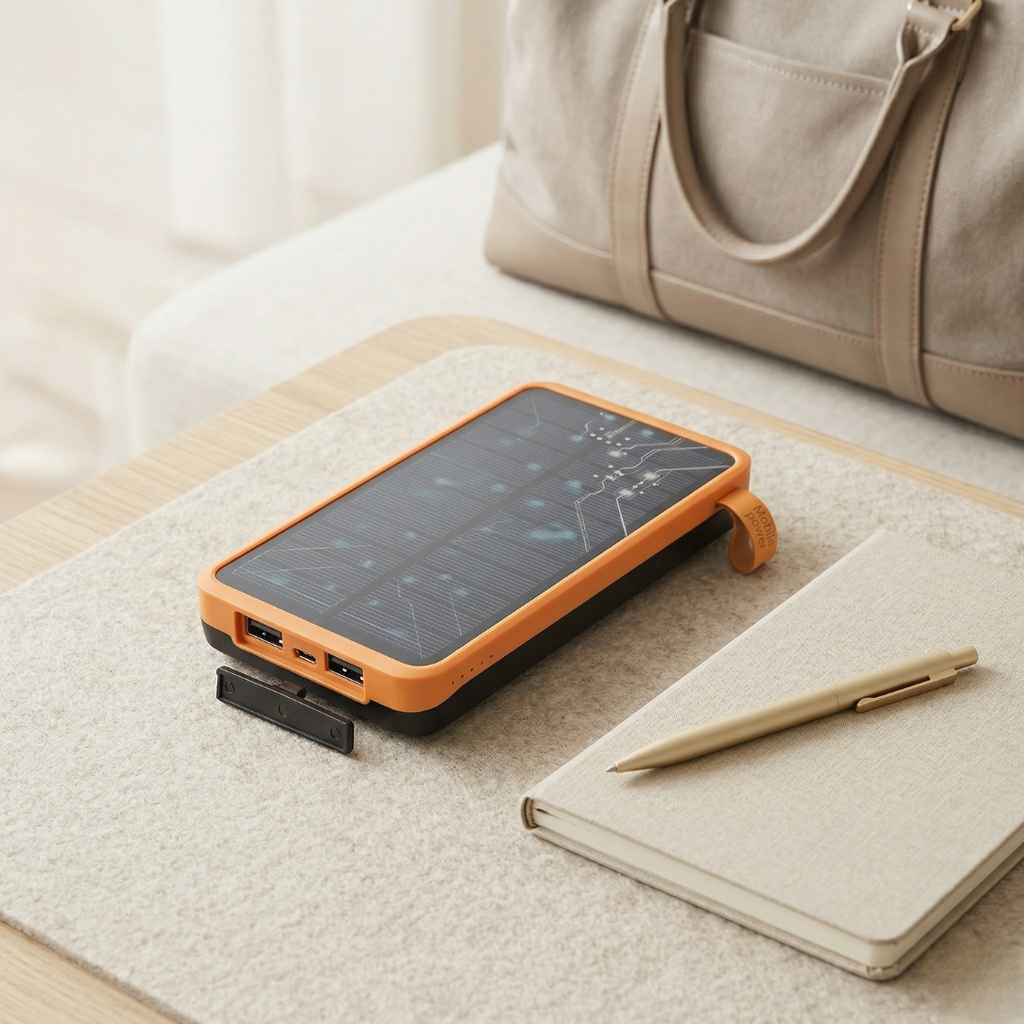 Ηλιακό power bank 200000mAh — Ανθεκτικός εξωτερικός φορτιστής με φακό