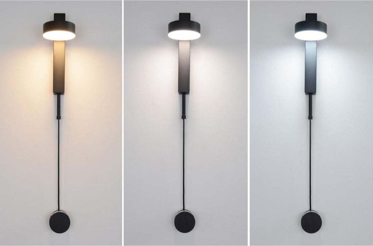 AetherGlow Wall Mounted LED Reading Lamp for Bedside Use
