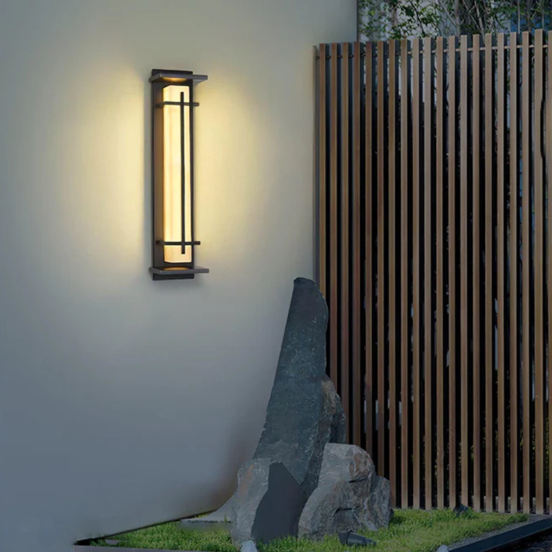 Aurelia Weatherproof Stainless Steel Outdoor Wall Lamp With LEDs For Outdoor Spaces