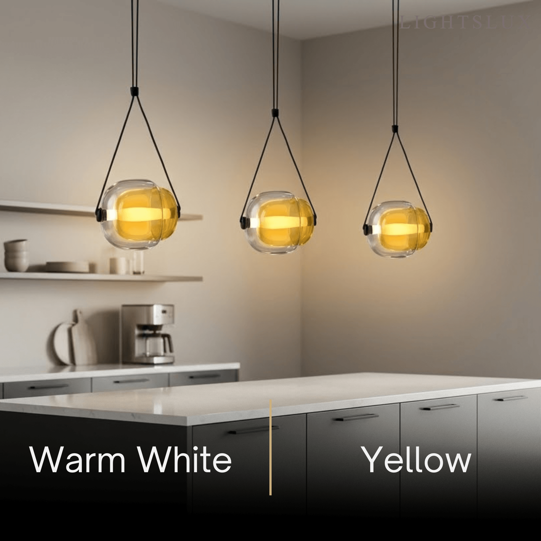 Modern Minimalist Glass Pendant Light – 6 Colors for Dining Room - Flindria