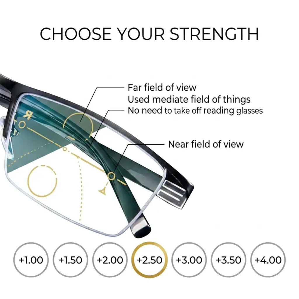 Progressive Glasses – German-Tech Clear Vision & Anti-Fatigue Lenses | Filindra