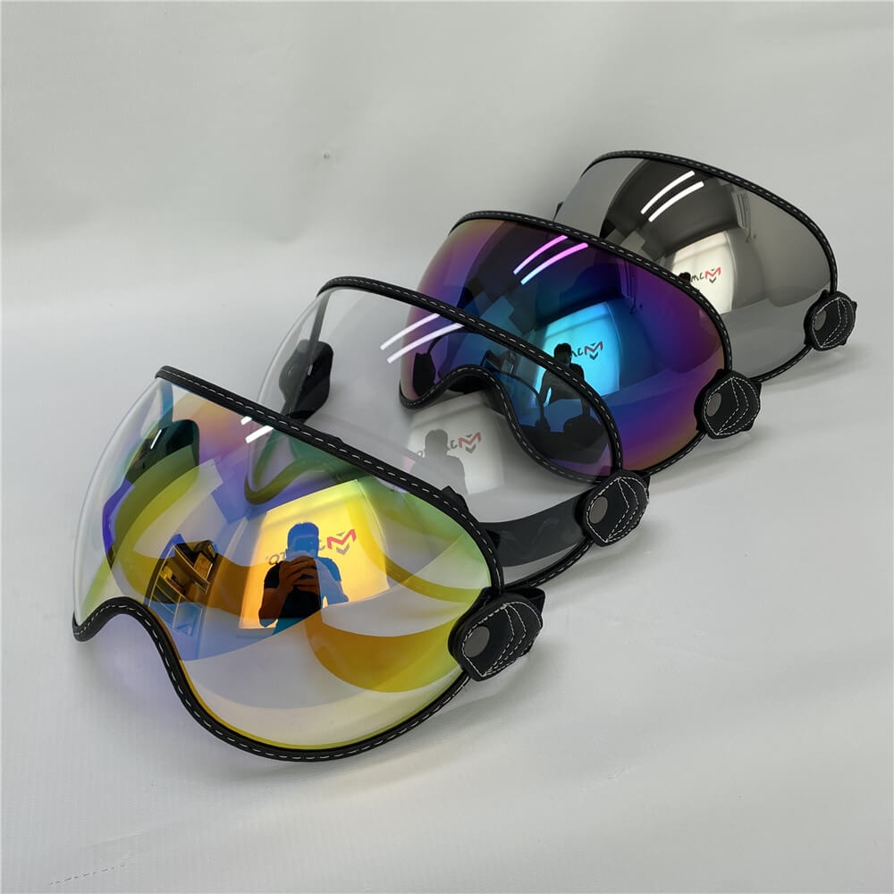 Universal Helmet Visor — HD Anti-UV Bubble Lens, Clear Vision
