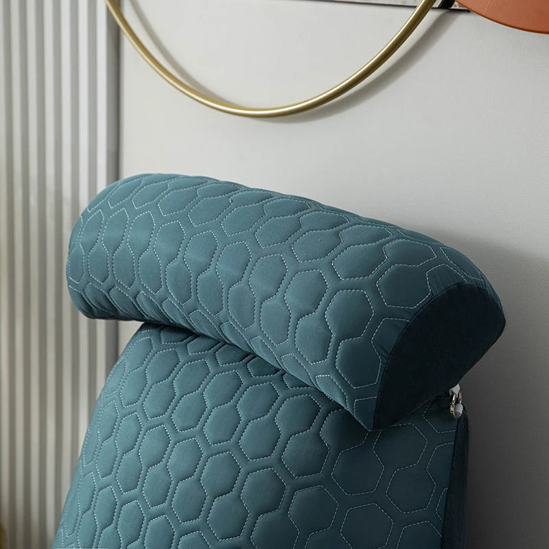Ergonomisk läskudde med ryggstöd, armstöd och nackstöd