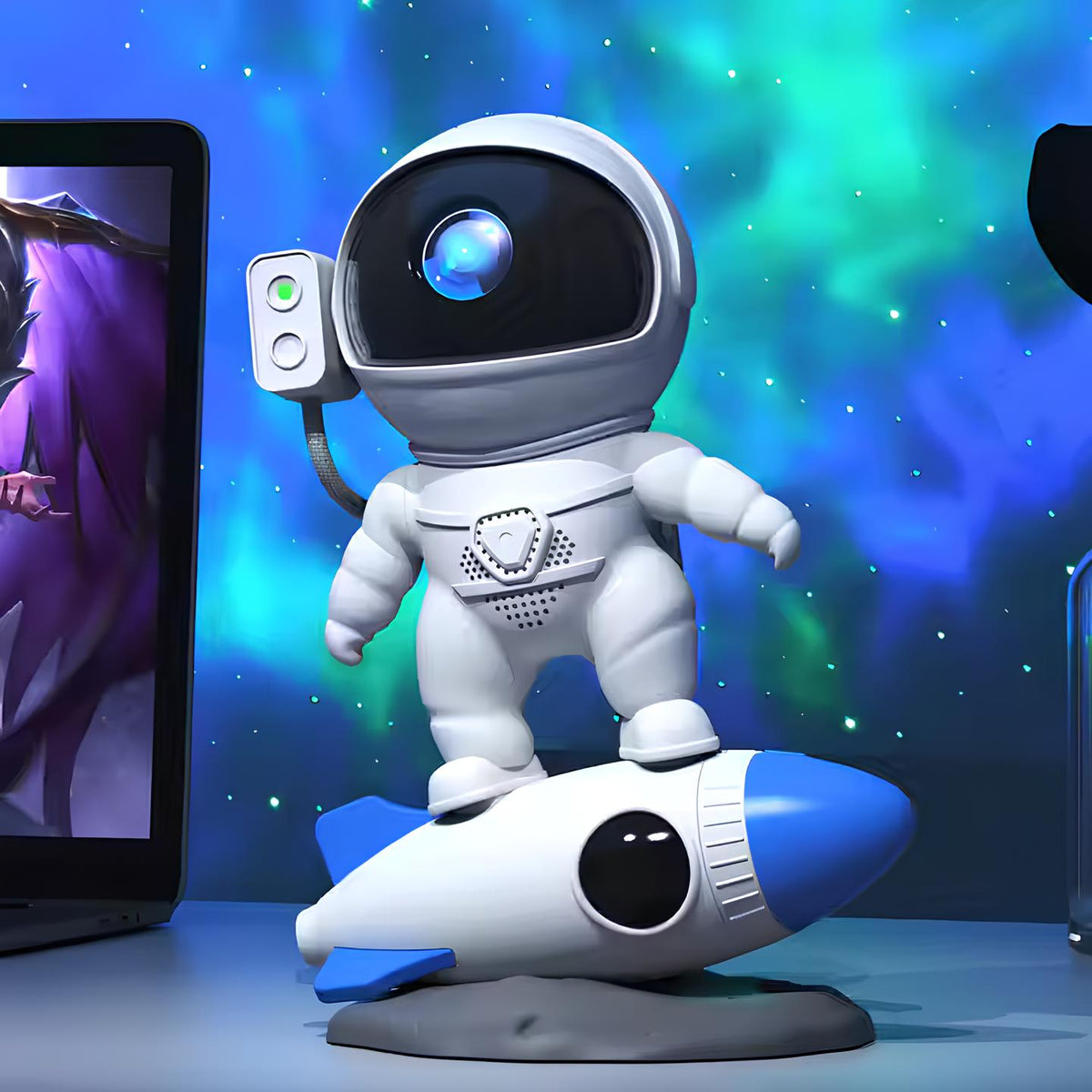 Astronaut-sterrenprojector voor het heelal — 4K-licht, Bluetooth-luidspreker
