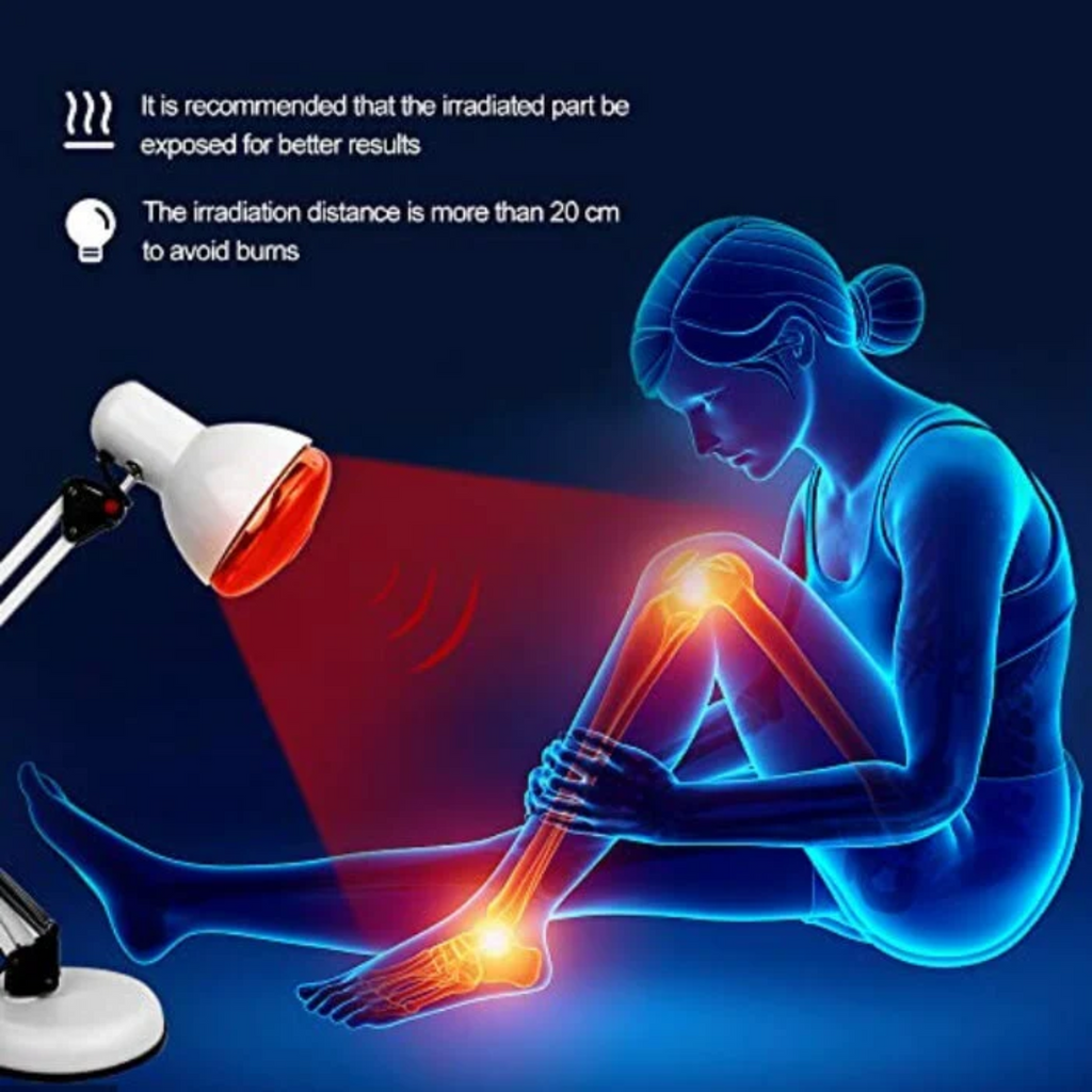 Lampe de luminothérapie rouge NovaRay — Chaleur infrarouge, trépied