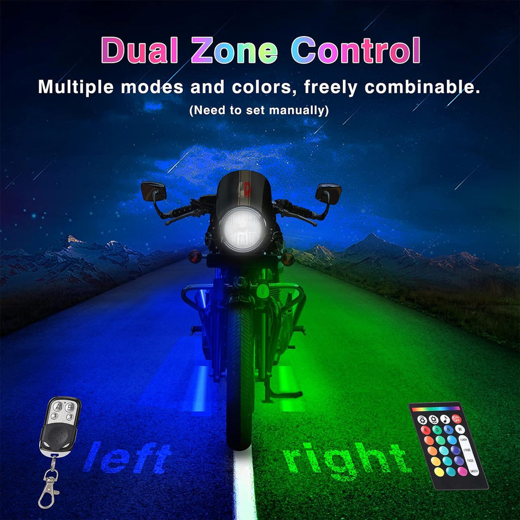 12pcs Motorcycle Led Light Kit With Brake Light Turn Signal | Filindra