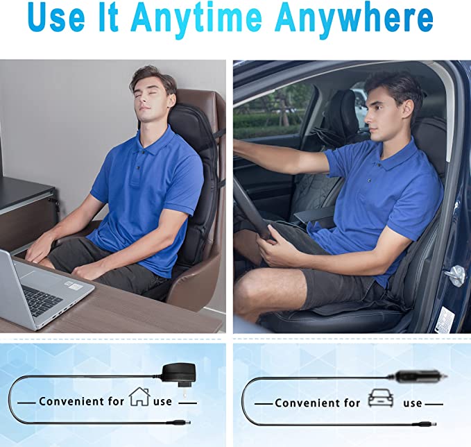 Premium Massage Chair Pad - Top Rated Car Seat Massager | Filindra
