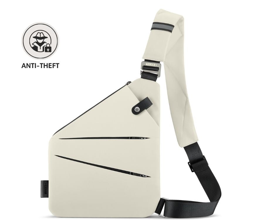 Anti-Theft Travel Bag — Concealed Zipper Design & Secure Front Pockets