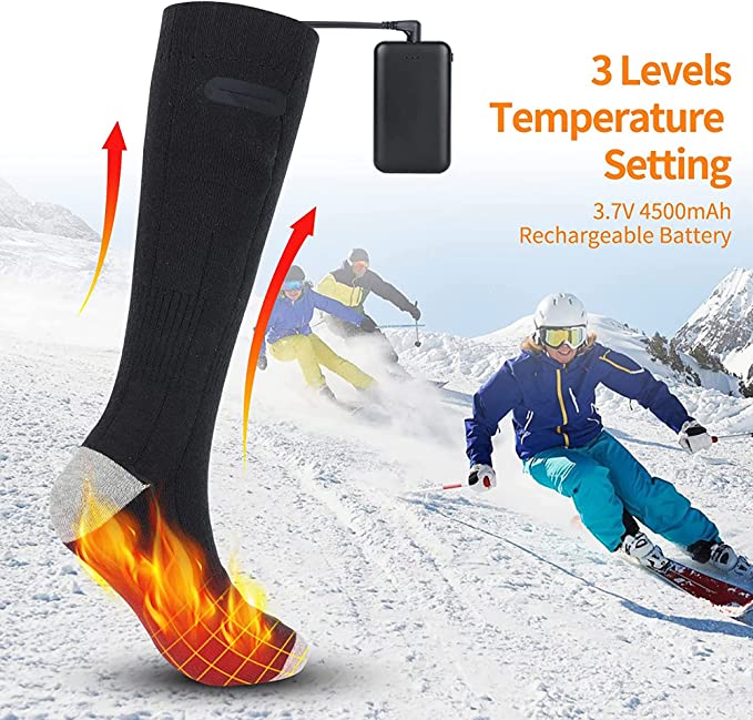 3 Pairs Of Unisex Heated Socks | Filindra