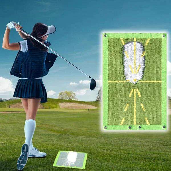 Tapis d’entraînement au swing de golf — Retour instantané sur le divot et le contact avec la balle