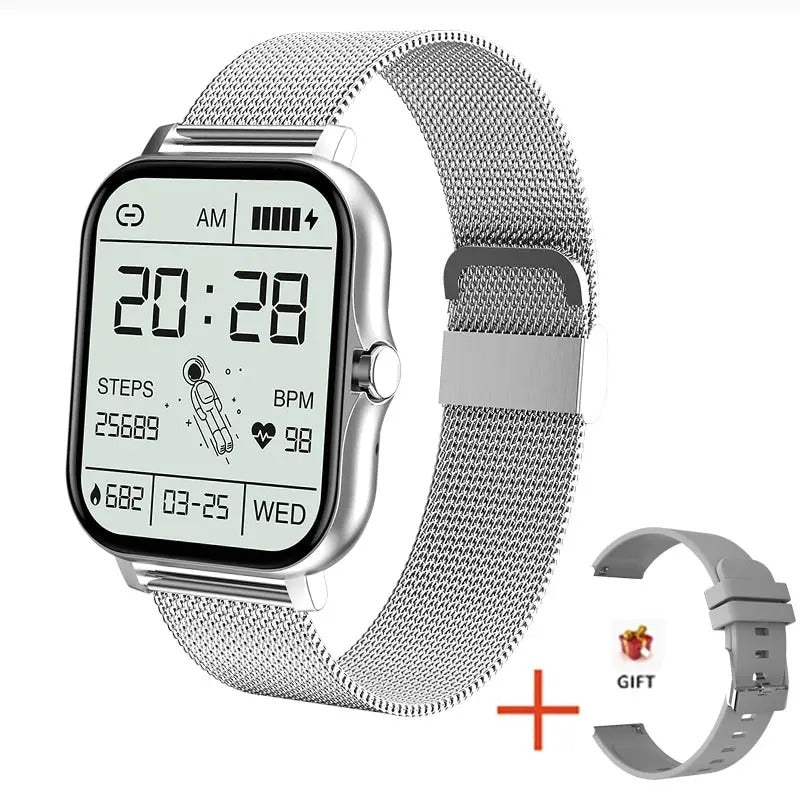 Smartwatch da uomo/donna - Chiamate Bluetooth, fitness e sport con display completamente touch