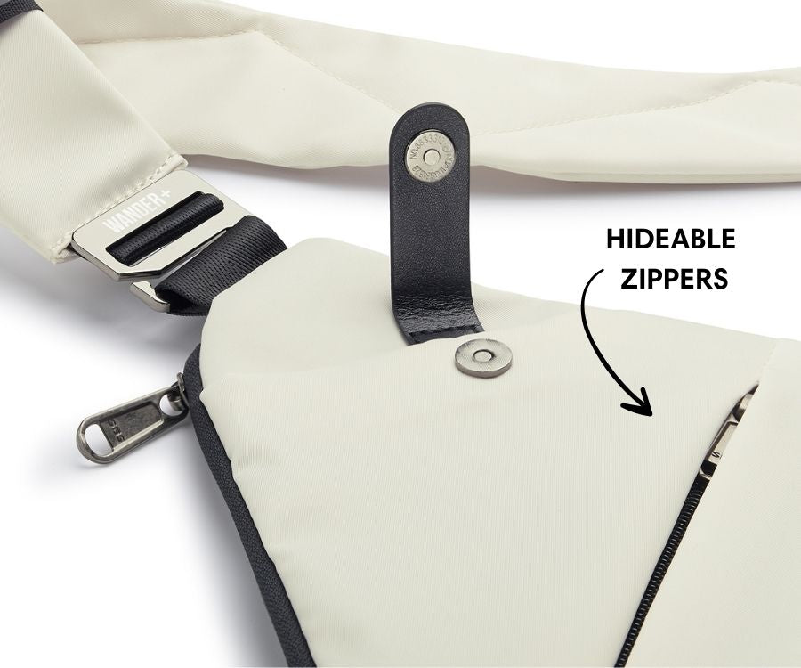 Anti-Theft Travel Bag — Concealed Zipper Design & Secure Front Pockets