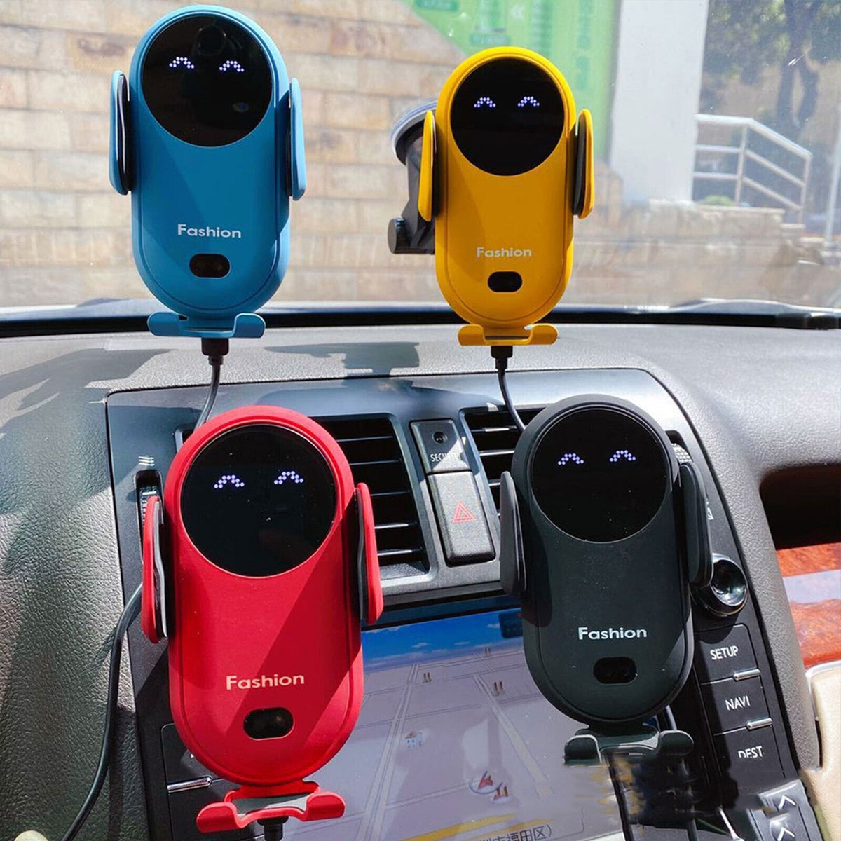 Automatic Car Phone Holder — Infrared Sensor, Auto-Open Arm